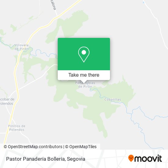 Pastor Panadería Bollería map