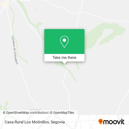 Casa Rural Los Molinillos map