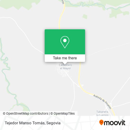 mapa Tejedor Manso Tomás