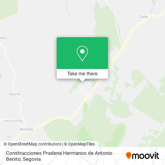 Construcciones Pradena Hermanos de Antonio Benito map