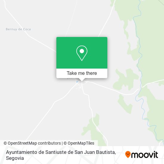 mapa Ayuntamiento de Santiuste de San Juan Bautista