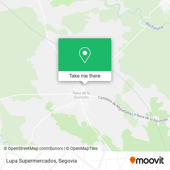 Lupa Supermercados map