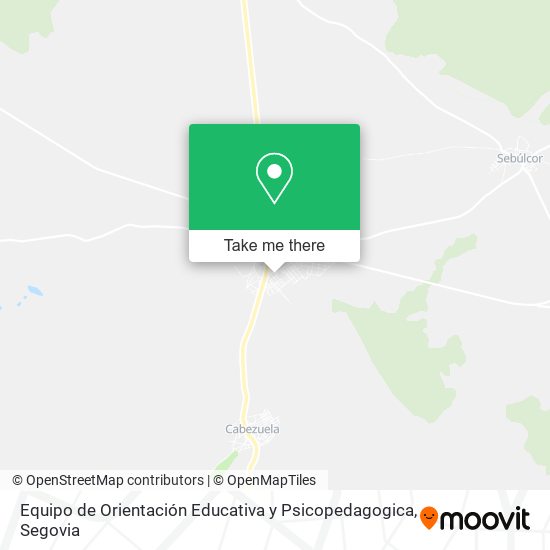 Equipo de Orientación Educativa y Psicopedagogica map