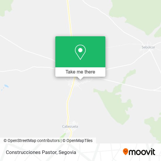 Construcciones Pastor map