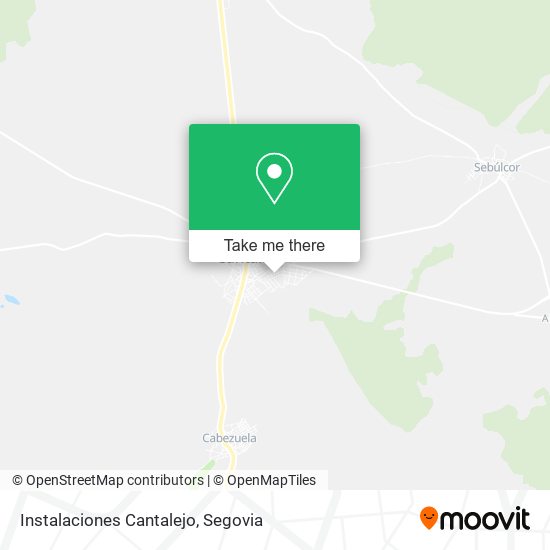 Instalaciones Cantalejo map