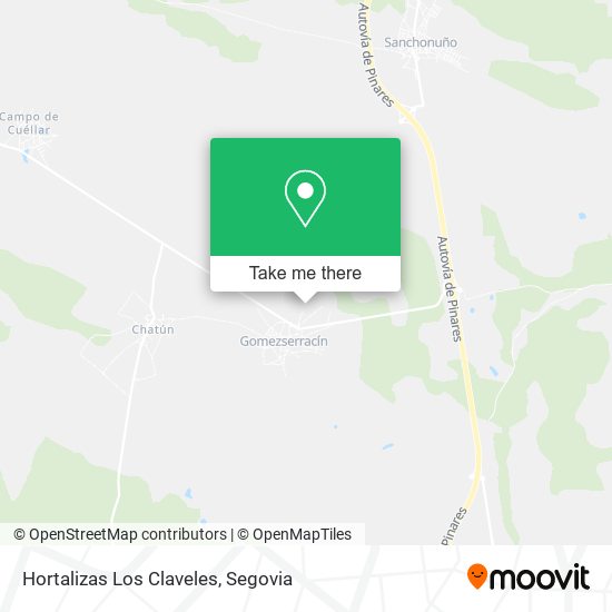 Hortalizas Los Claveles map