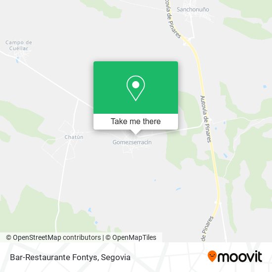 Bar-Restaurante Fontys map