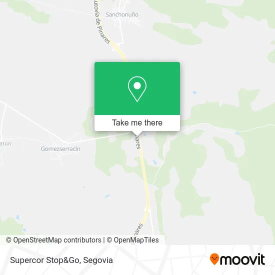 Supercor Stop&Go map