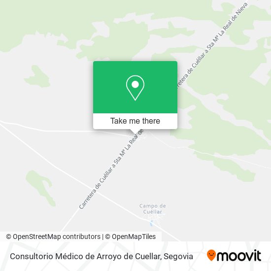 Consultorio Médico de Arroyo de Cuellar map