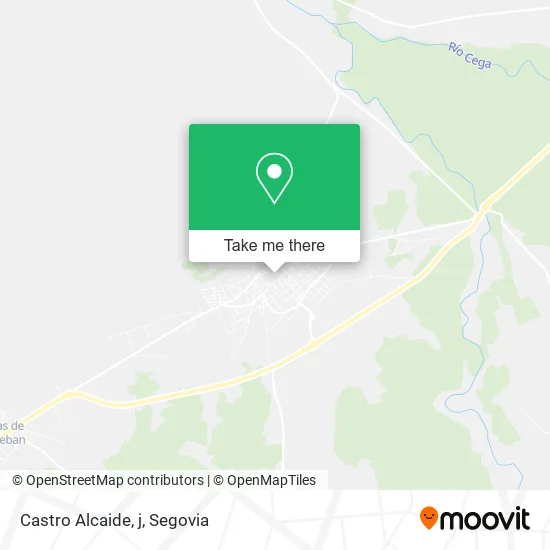 Castro Alcaide, j map