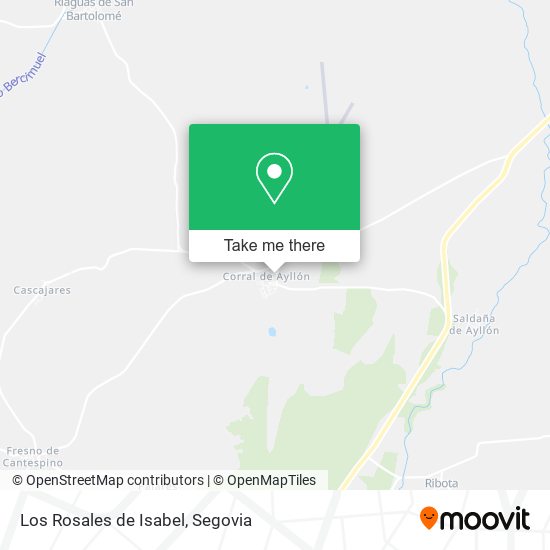 Los Rosales de Isabel map