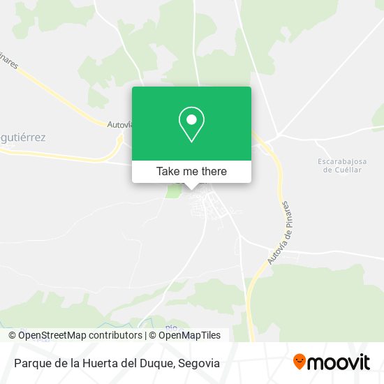 Parque de la Huerta del Duque map