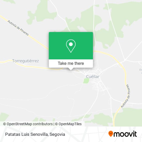 Patatas Luis Senovilla map