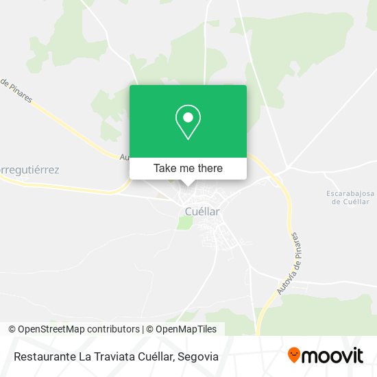 Restaurante La Traviata Cuéllar map