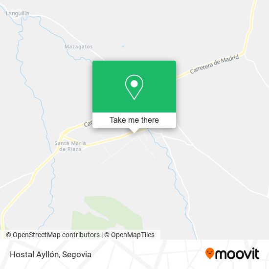 Hostal Ayllón map