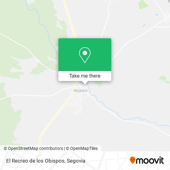 El Recreo de los Obispos map