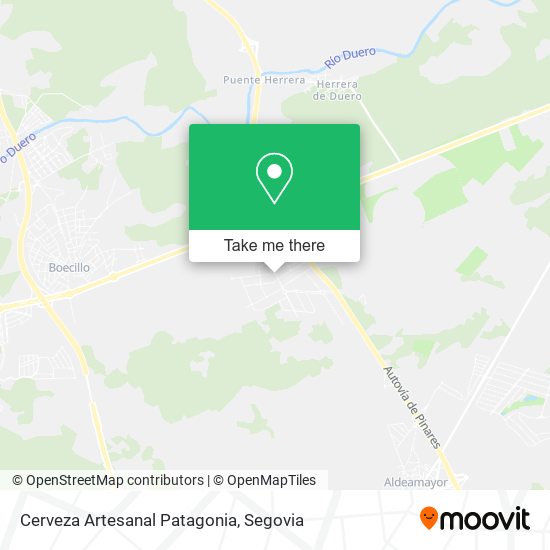 Cerveza Artesanal Patagonia map