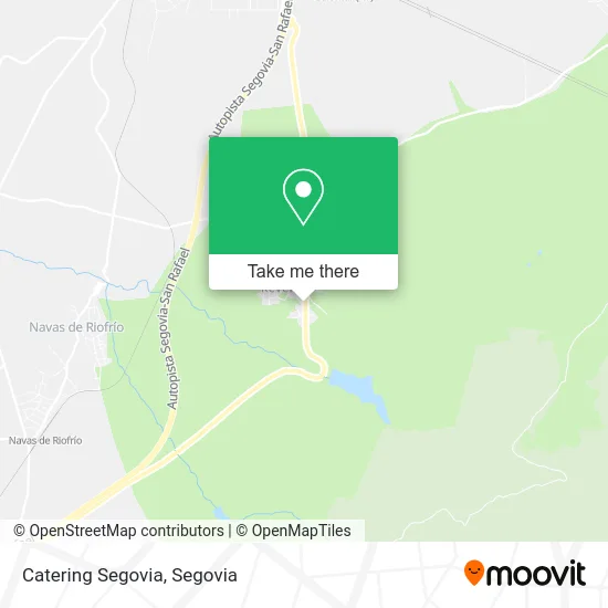 Catering Segovia map