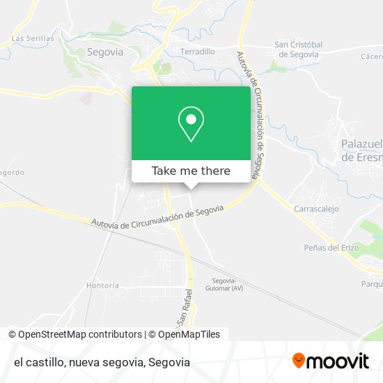 el castillo, nueva segovia map