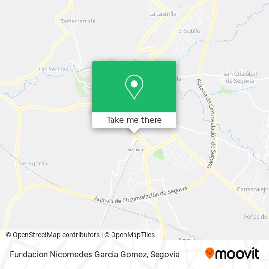 Fundacion Nicomedes Garcia Gomez map