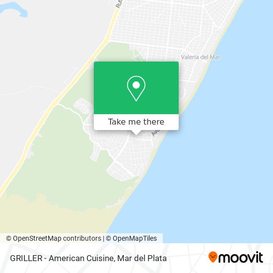 Mapa de GRILLER - American Cuisine