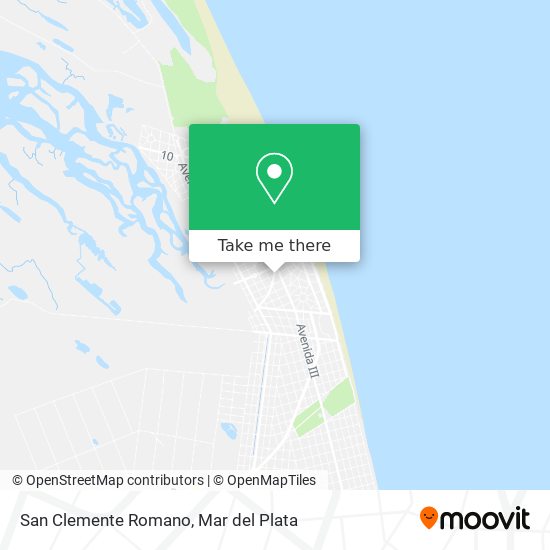 San Clemente Romano map