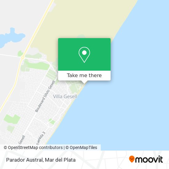 Mapa de Parador Austral
