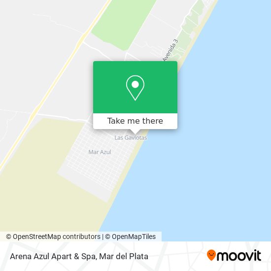 Arena Azul Apart & Spa map