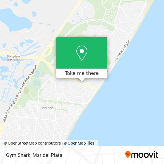 Mapa de Gym Shark