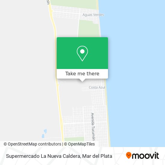 Supermercado La Nueva Caldera map