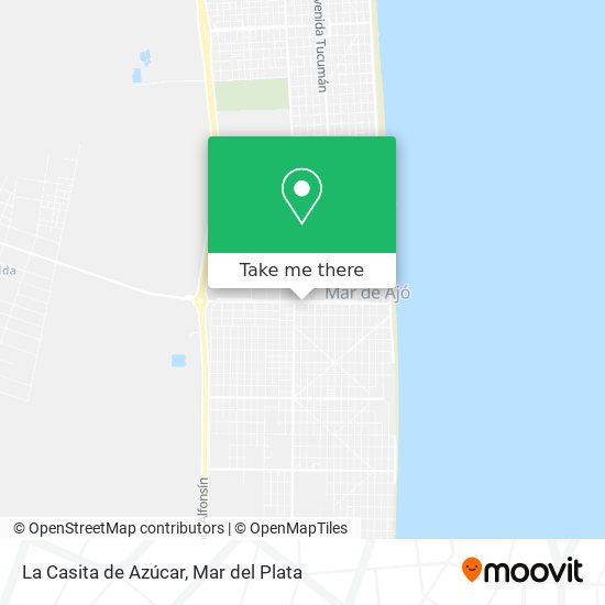 La Casita de Azúcar map