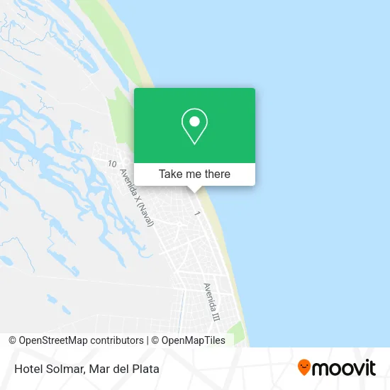 Hotel Solmar map