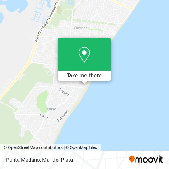 Mapa de Punta Medano