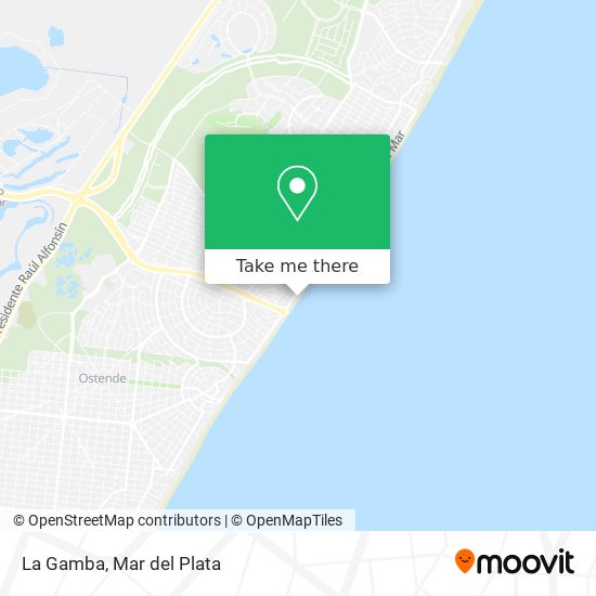 Mapa de La Gamba