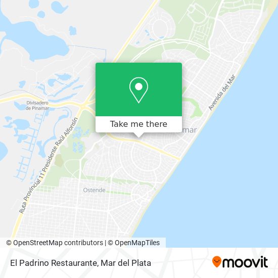 El Padrino Restaurante map