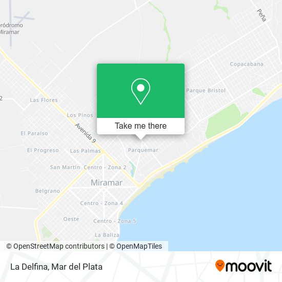 Mapa de La Delfina