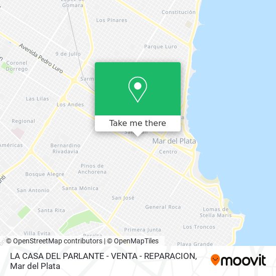 LA CASA DEL PARLANTE - VENTA - REPARACION map