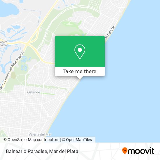 Balneario Paradise map
