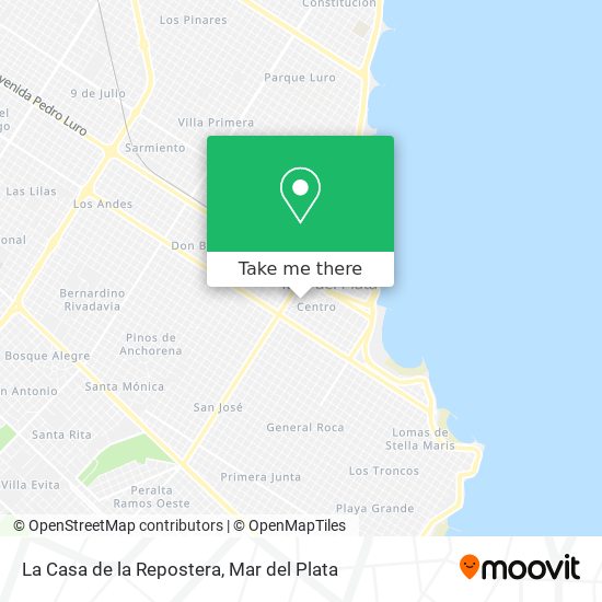Mapa de La Casa de la Repostera