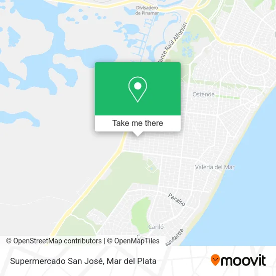 Supermercado San José map