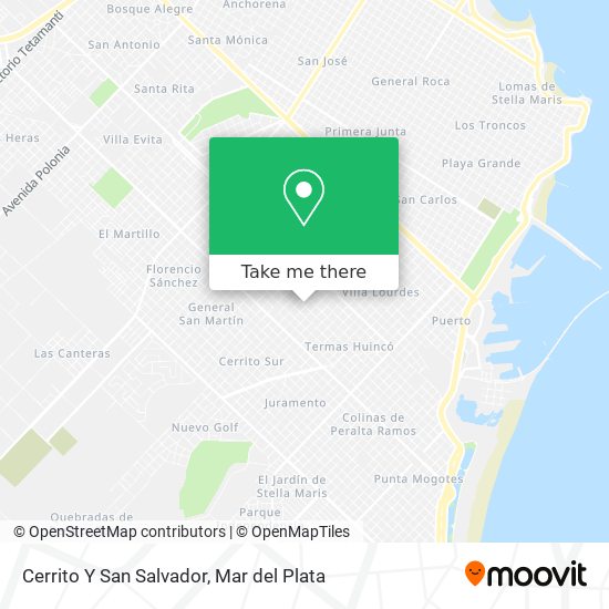 Cerrito Y San Salvador map