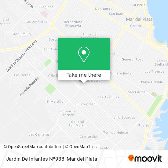 Jardin De Infantes Nº938 map