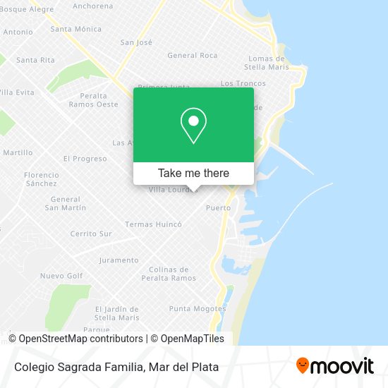 Mapa de Colegio Sagrada Familia
