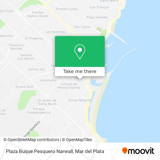 Mapa de Plaza Buque Pesquero Narwall