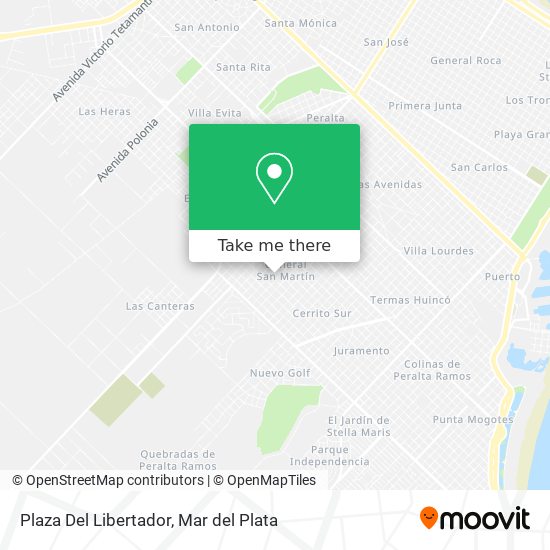 Plaza Del Libertador map