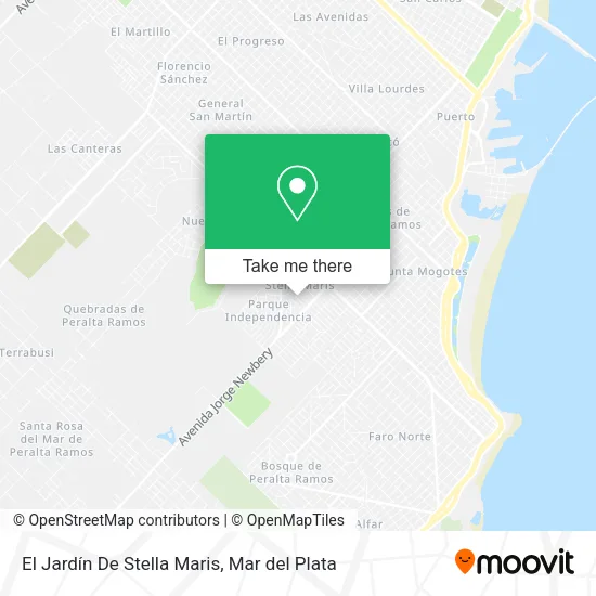 El Jardín De Stella Maris map