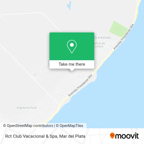 Rct Club Vacacional & Spa map