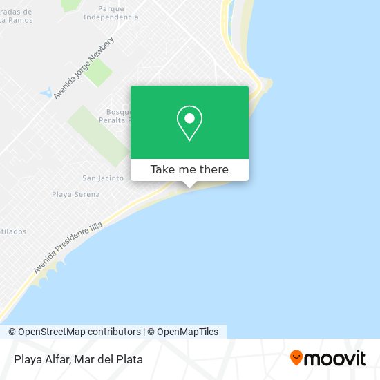 Playa Alfar map