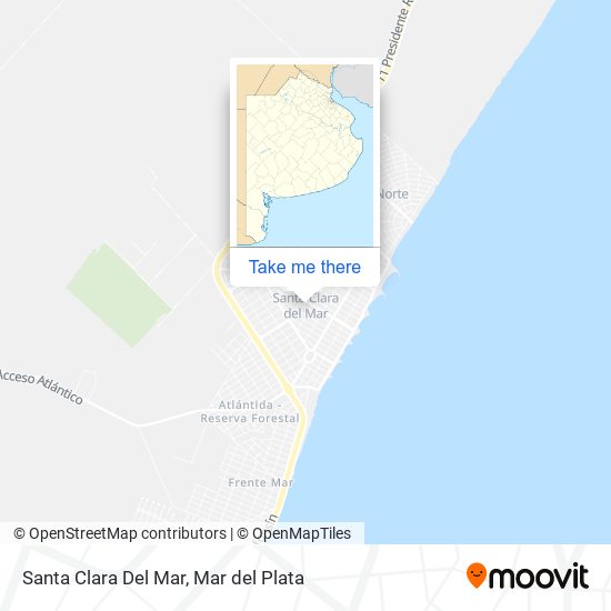 Santa Clara Del Mar map