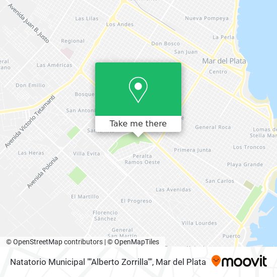 Natatorio Municipal ""Alberto Zorrilla"" map